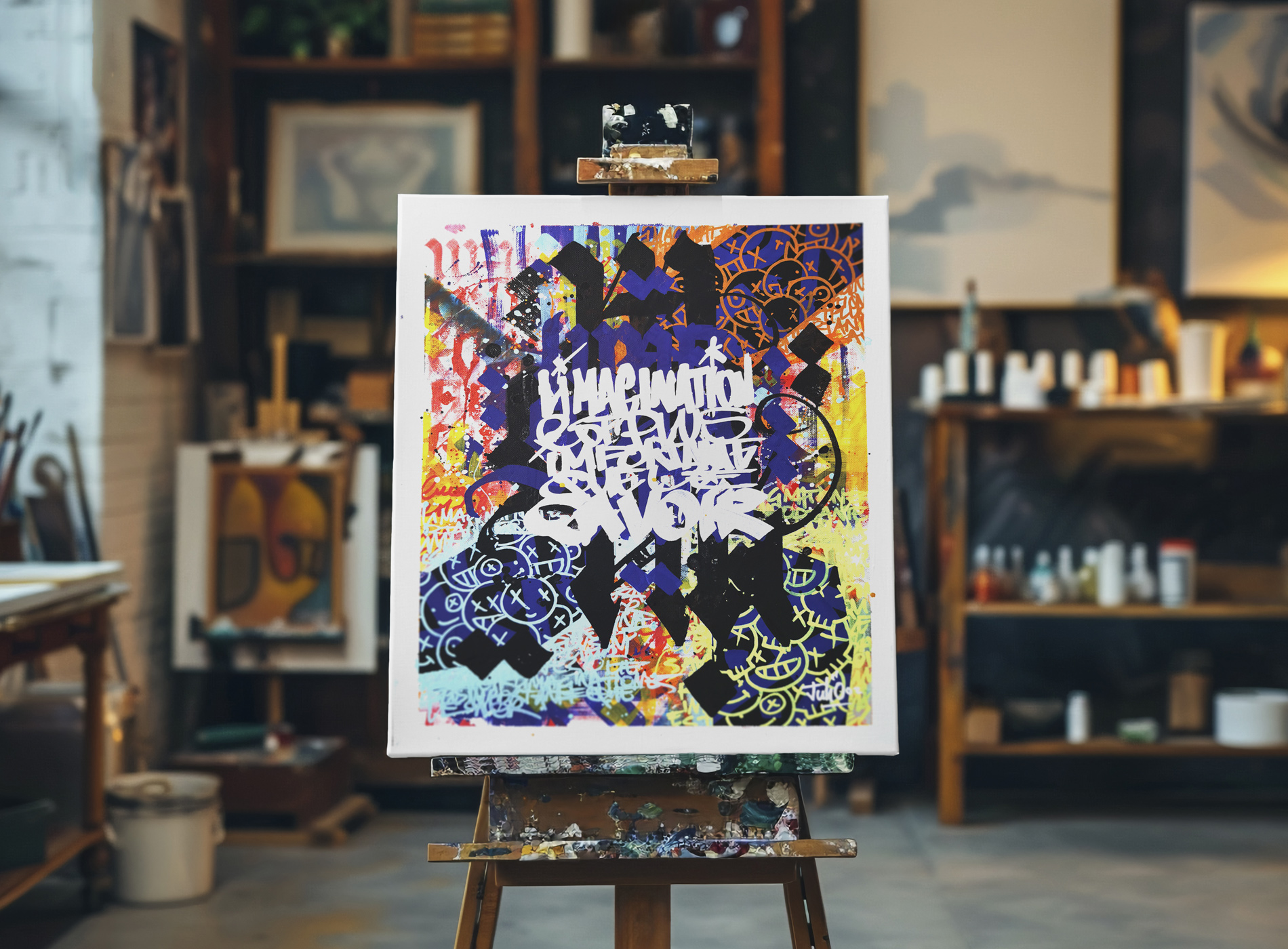 Calligraffiti par Juliooz artiste peintre illustrateur
