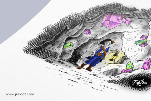"Inexploré" - Portrait illustré d'un enfant aventurier - Par Juliooz