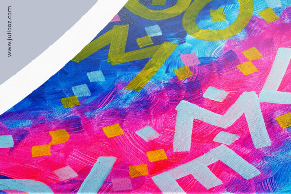 Œuvre street-art “Dis-moi” par Juliooz – Calligraphie et graffiti en HD