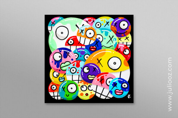 "Tes yeux" Illustration contemporaine street-art – Affiche graffiti à télécharger - par Juliooz